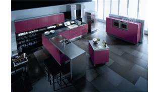 烤漆橱柜紫色高光系列