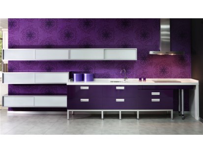 亚克力橱柜紫色高光系列